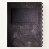 Personalisiertes Schiefer und Stein Notizblock (Rückseite)