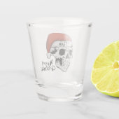 Personalisiertes Schießglas von Santa Skull Schnapsglas (Rückseite)