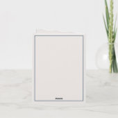 Personalisiertes Schiff für blaue Wasserfarben (Rückseite)