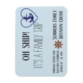 Personalisiertes Schiff mit individueller Kreuzung Magnet (Vertikal)