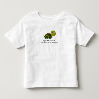 Personalisiertes Schildkrötet-stück Kleinkind T-shirt