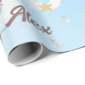 Personalisiertes Schleifpapier Geschenkpapier (Rolleneckpunkt)