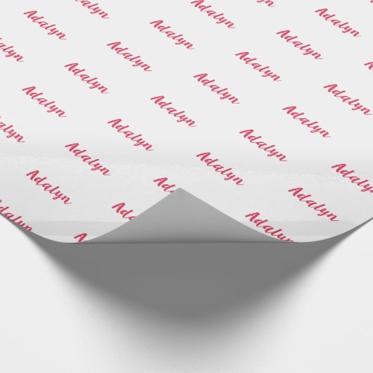 Personalisiertes Schleifpapier Geschenkpapier (Ecke)