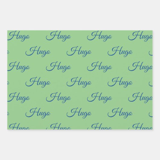 Personalisiertes Schleifpapier Geschenkpapier Set (Vorderseite 3)