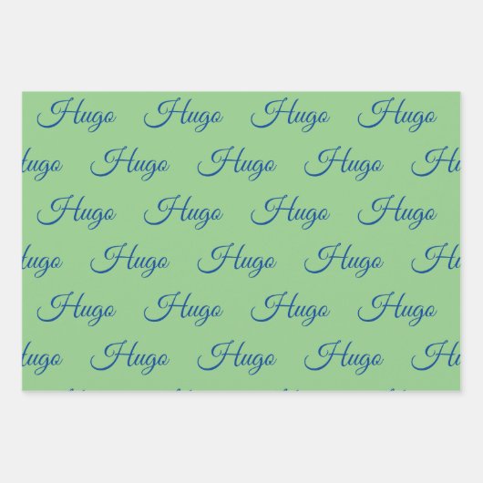 Personalisiertes Schleifpapier Geschenkpapier Set (Vorderseite 2)