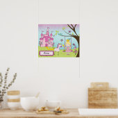 Personalisiertes Schloss Poster (Küche)