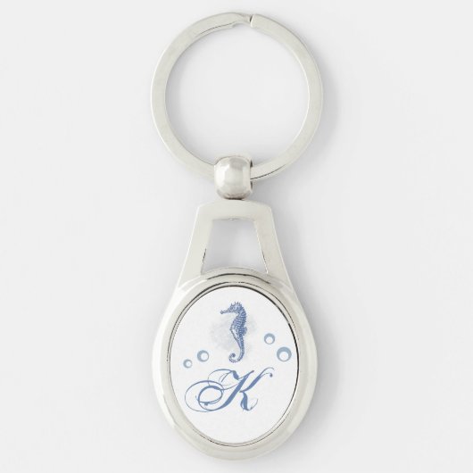Personalisiertes Schlüsselketten-Seepferd Ocean Be Schlüsselanhänger (Vorderseite)