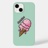 Personalisiertes Schmelzen Eiscreme Case-Mate iPhone Hülle (Rückseite)