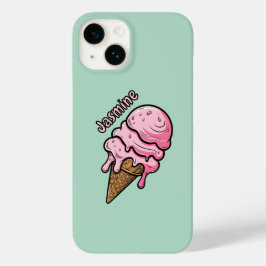 Personalisiertes Schmelzen Eiscreme Case-Mate iPhone 14 Hülle