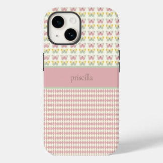 Personalisiertes Schmetterlinge-Handyhülle iPhone 14 Hülle