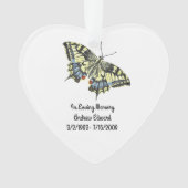 Personalisiertes Schmetterlingsmuseum Ornament (Vorderseite)