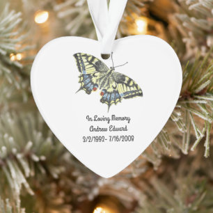 Personalisiertes Schmetterlingsmuseum Ornament