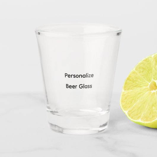 Personalisiertes Schnapsglas (Vorderseite)