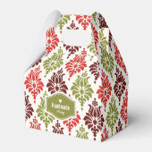 Personalisiertes Schneeflocken-Muster Geschenkschachtel (Vorderseite)