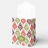 Personalisiertes Schneeflocken-Muster Geschenkschachtel (Geöffnet)