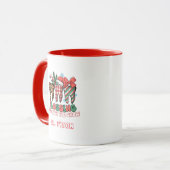 Personalisiertes Schneeflocken Tasse (Vorderseite Links)