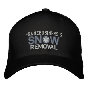 Personalisiertes Schneeflockendesign Bestickte Baseballkappe