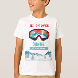 Personalisiertes Schneesnowboard T-Shirt