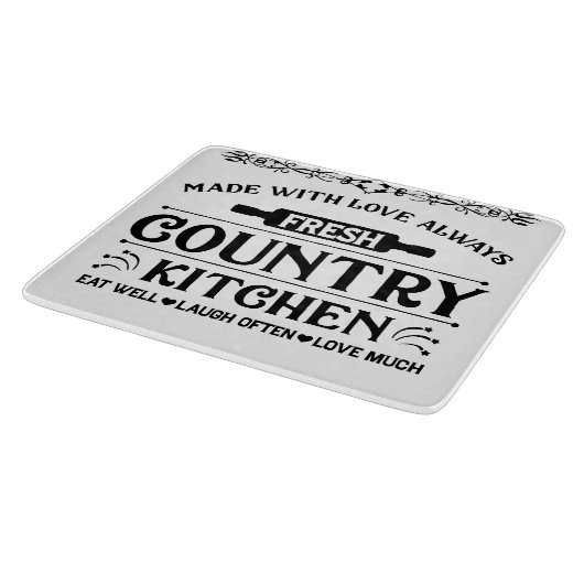 Personalisiertes Schneidboard Schneidebrett (Ecke)