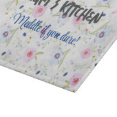 Personalisiertes Schneidebrett mit geschliffenen B (Ecke)