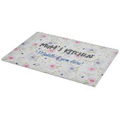 Personalisiertes Schneidebrett mit geschliffenen B (Ecke)