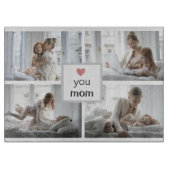 Personalisiertes Schneidebrett - Muttertagsgeschen (Vorderseite)