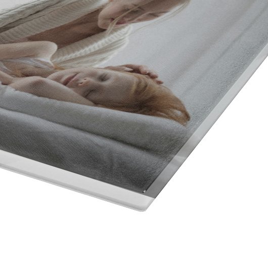 Personalisiertes Schneidebrett - Muttertagsgeschen (Ecke)