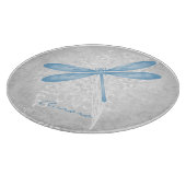 Personalisiertes Schneidwerk für Blaudrachenfliege Schneidebrett (Ecke)