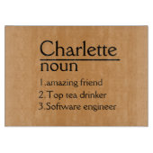 Personalisiertes Schneidwerk Hochzeit Charcuterie Schneidebrett (Vorderseite)