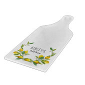 Personalisiertes Schnittboard für Wasserfarben Schneidebrett (Ecke)