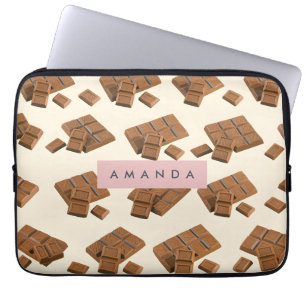 Personalisiertes Schokolade-Bar Laptopschutzhülle