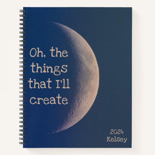 Personalisiertes Schöpfungsblatt Notizblock (Vorderseite)