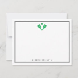 Personalisiertes Schreibgerät für Stapelbeläge Mitteilungskarte