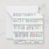 Personalisiertes Schreibpapier für Bücherwurm Mitteilungskarte (Rückseite)