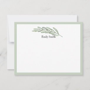 Personalisiertes Schreibwarenset Wild Meadow Flach Mitteilungskarte