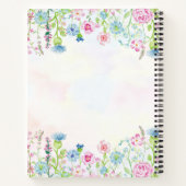 Personalisiertes Schriftsymbol Notizblock (Rückseite)