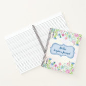 Personalisiertes Schriftsymbol Notizblock (Innenseite)