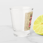 Personalisiertes Schuhglas vom 19. Geburtstag Schnapsglas (Links)