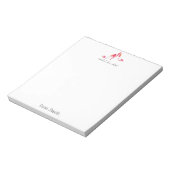 Personalisiertes Schuhmode Notizblock (Rotiert)