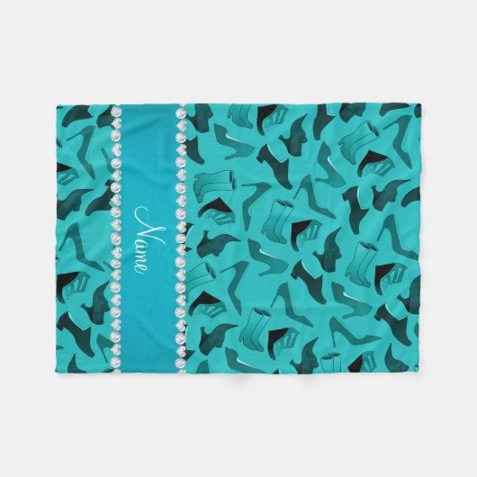 Personalisiertes Schuhmuster der Fleecedecke (Vorderseite (Horizontal))