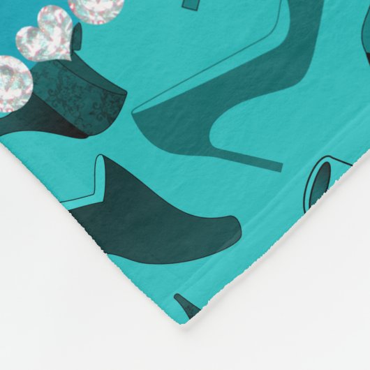 Personalisiertes Schuhmuster der Fleecedecke (Ecke)