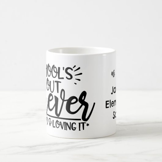 Personalisiertes "Schulabbruch" Kaffeetasse (Mittel)