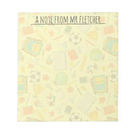 Personalisiertes Schulangebot Notizblock