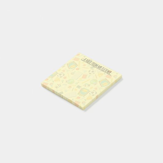 Personalisiertes Schulangebot Post-it Klebezettel (angewinkelt)