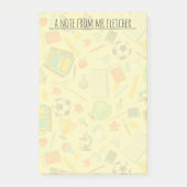 Personalisiertes Schulangebot Post-it Klebezettel (Vorderseite)