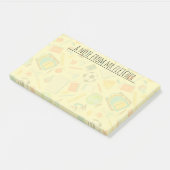 Personalisiertes Schulangebot Post-it Klebezettel (angewinkelt)