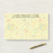 Personalisiertes Schulangebot Post-it Klebezettel (Auf Schreibtisch)