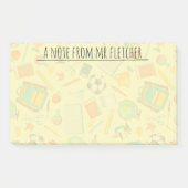 Personalisiertes Schulangebot Post-it Klebezettel (Vorderseite)