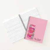 Personalisiertes Schulbuch (pink) Notizblock (Innenseite)