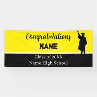 Personalisiertes Schulfarben-Abschlussbanner Banner